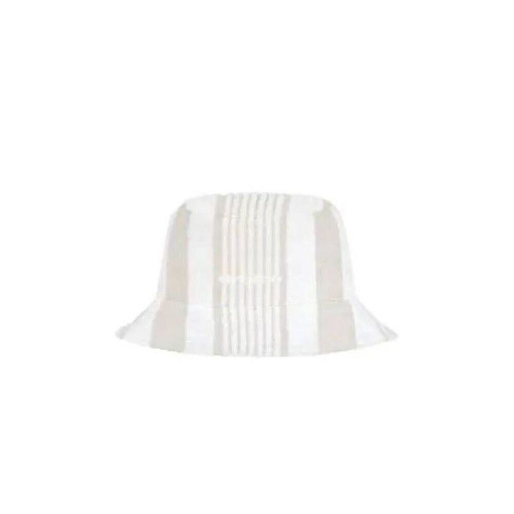 Striped Terry Cotton Bucket Hat